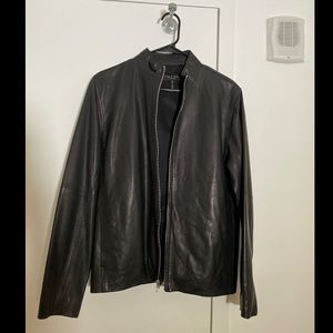 Rag & Bone Men’s Lamb Leather Agnes Jacket (Black)